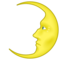 First Quarter Moon With Face emoji on Emojidex